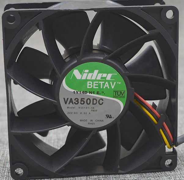 Nidec V35131-58 24V 0.53A 3wires cooling fan - Used Nidec V35131-58 24V 0.53A 3wires cooling fan - Used